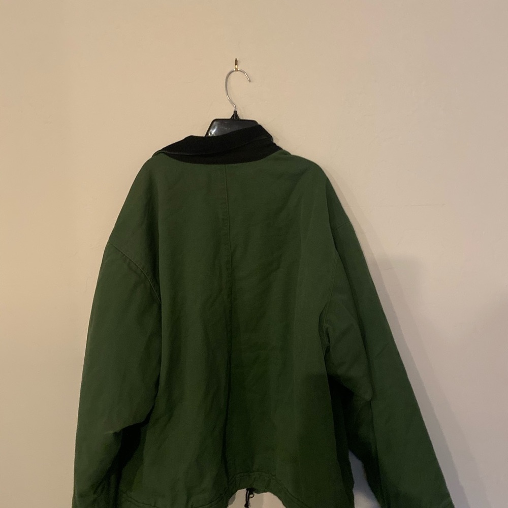 J Crew Mens Green coat with coudoroy collar sXL - Picture 4 of 5